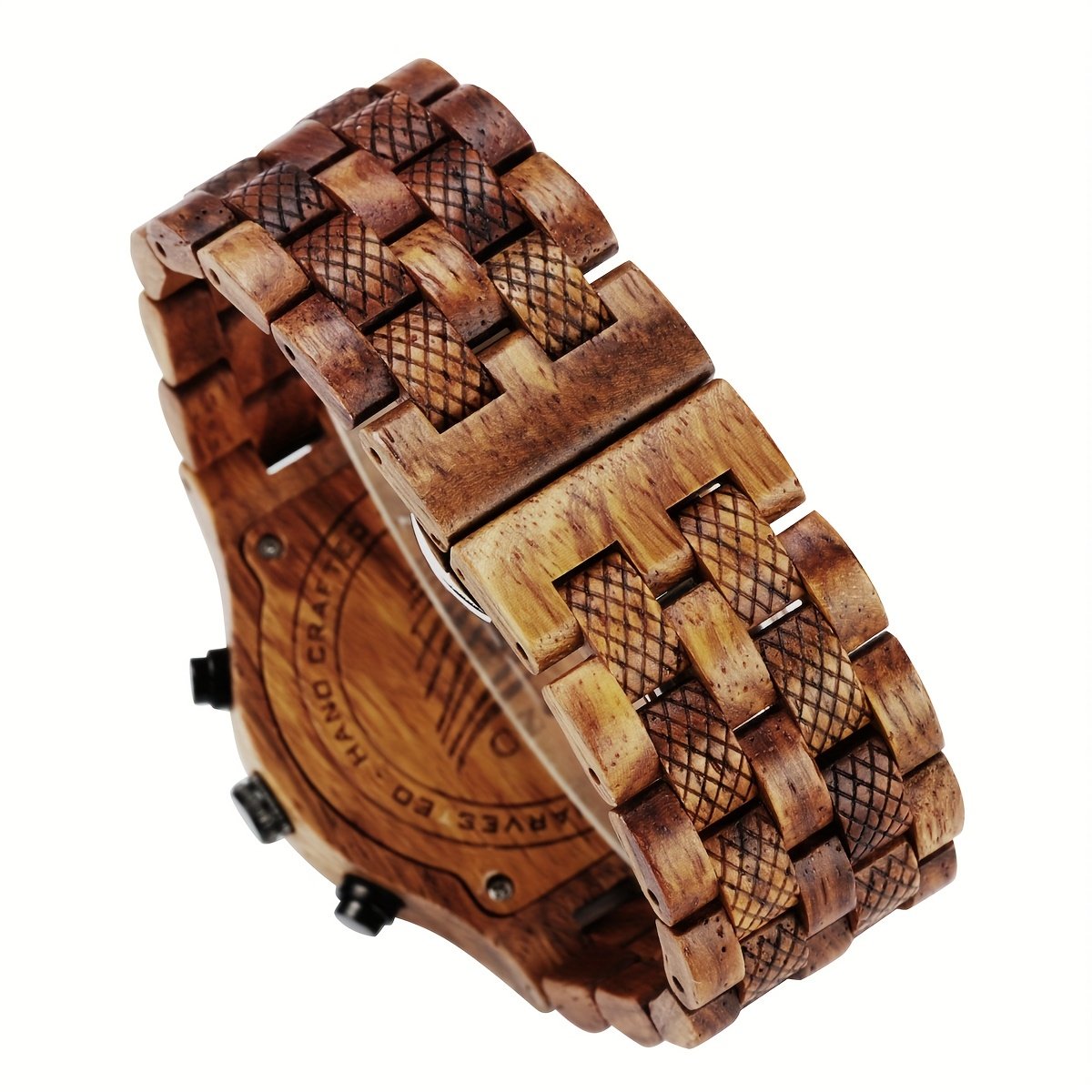 אלגנטיות הטבע המודרני: שעון יד מעץ קוורץ לגבר המיוחד – תמונה 2