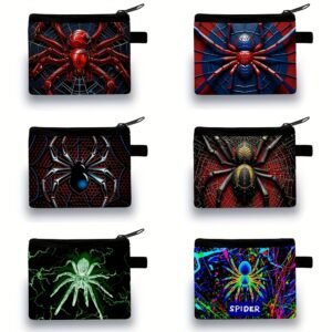 Bold Spider Wallet: Practical Elegance with a Unique Touch!