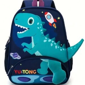 גלו את עולם ההרפתקאות: תיק גב תלת מימדי בעיצוב דינוזאור וטיל חלל!