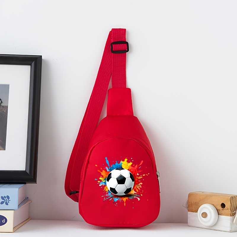 תיק כתף אלכסוני בסגנון כדורגל: סטייל ספורטיבי ופרקטיות מושלמת! – תמונה 2