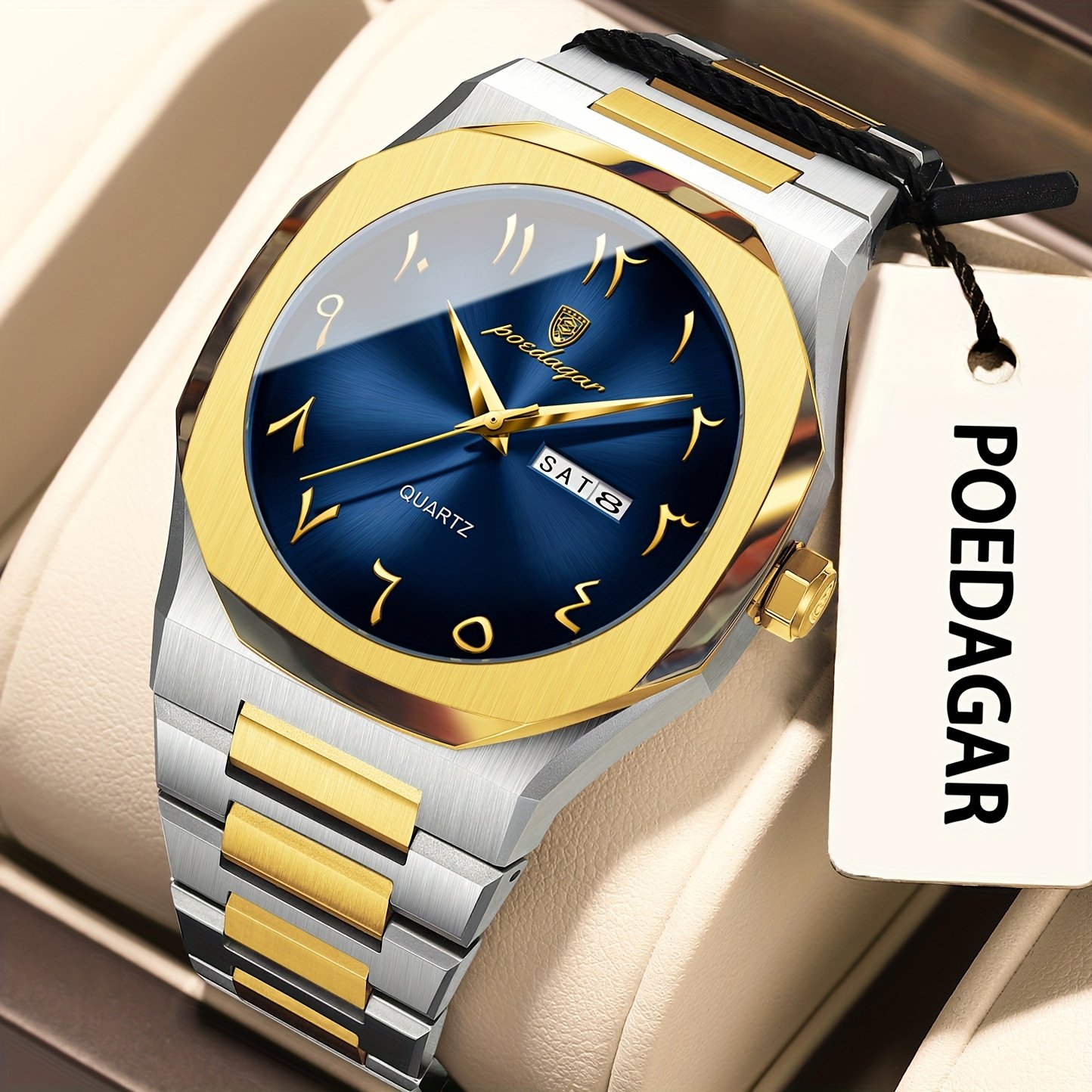 שעון גברים אלגנטי: דיוק אולטימטיבי ועיצוב על-זמני – תמונה 2