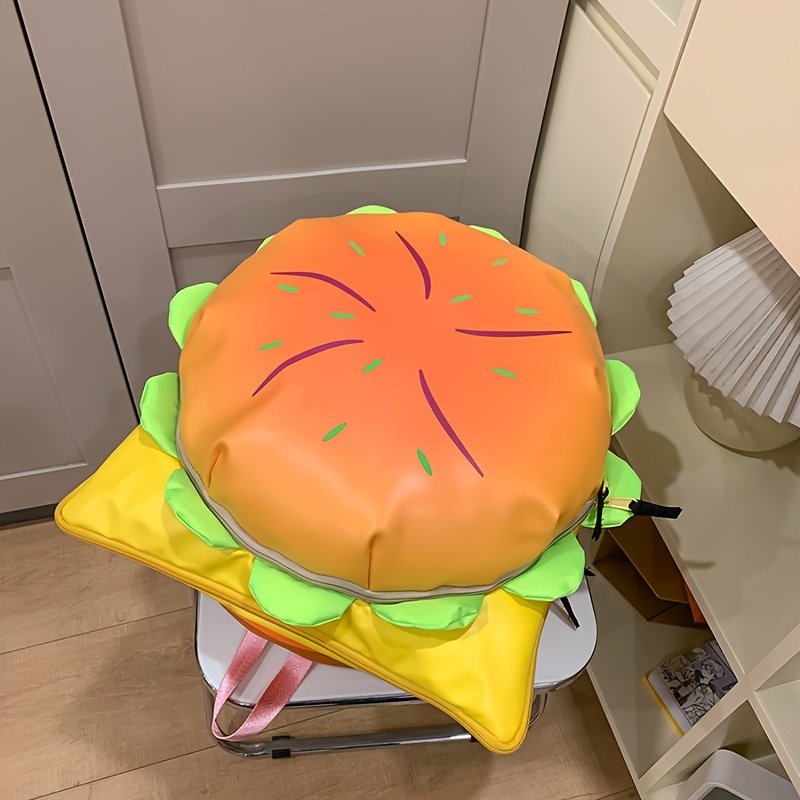 תיק הגב הכיפי: אלגנטיות ופרקטיות עם הדפס גבינה אטרקטיבי! – תמונה 5