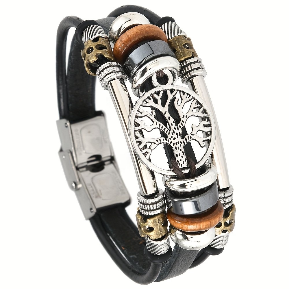 זוהר בוהמי: צמיד עץ המזל מעור אמיתי – תמונה 7