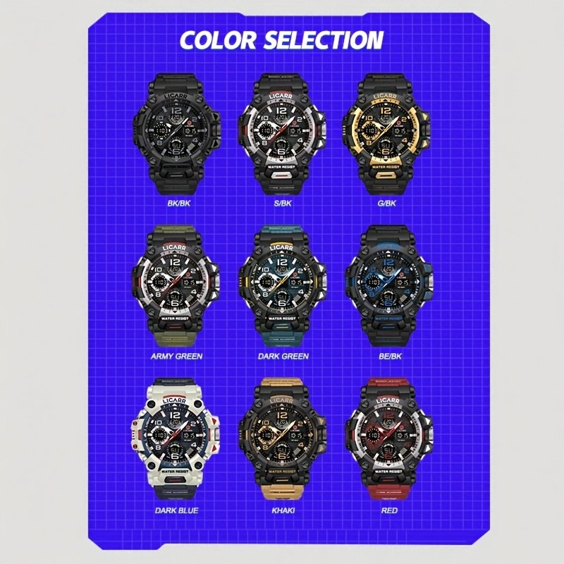 שעון LICARR היוקרתי: דיוק ספורטיבי, אלגנטיות ללא תחרות – תמונה 16