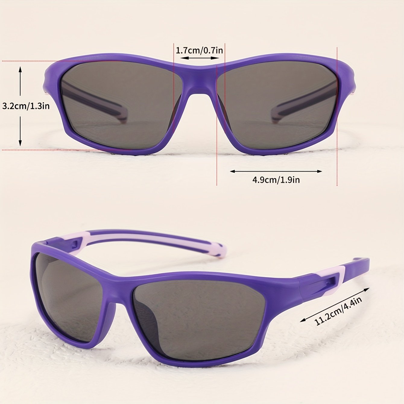 משקפי "עין החתול" סגולים: שיק ילדותי שמושך את העין! – תמונה 5