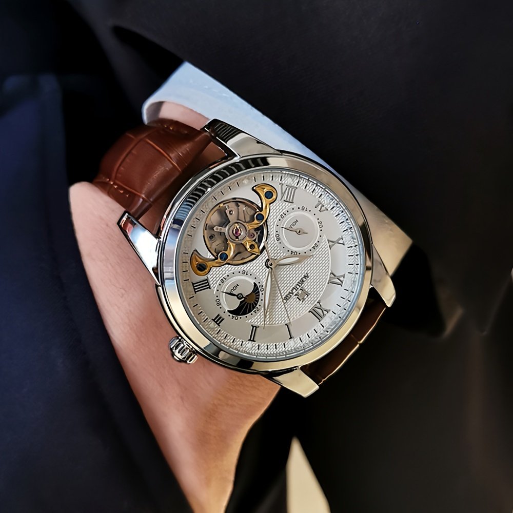 שעון הטורביון האוטומטי: פסגת היוקרה והעיצוב שובה הלב! – תמונה 8