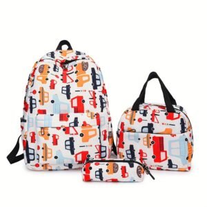 Unleash Your Style and Functionality: The Modern Triple Backpack Set for Your Daily Adventures!