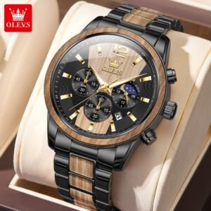 OLEVS: יצירת מופת של זמן על פרק כף היד שלך.. אלגנטיות, דיוק ויוקרה בלתי נשכחת.