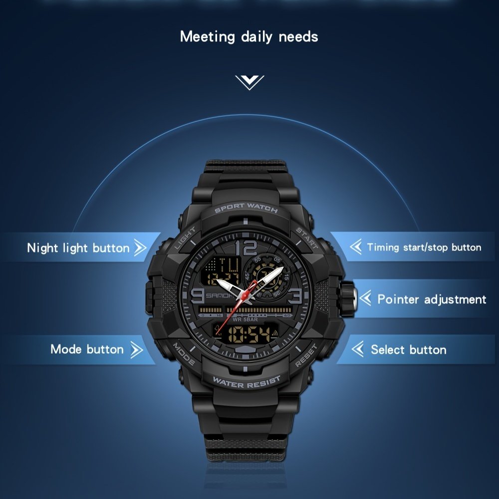 אתגר את הזמן: שעון היד הספורטיבי הדיגיטלי המושלם לגבר המודרני! – תמונה 17