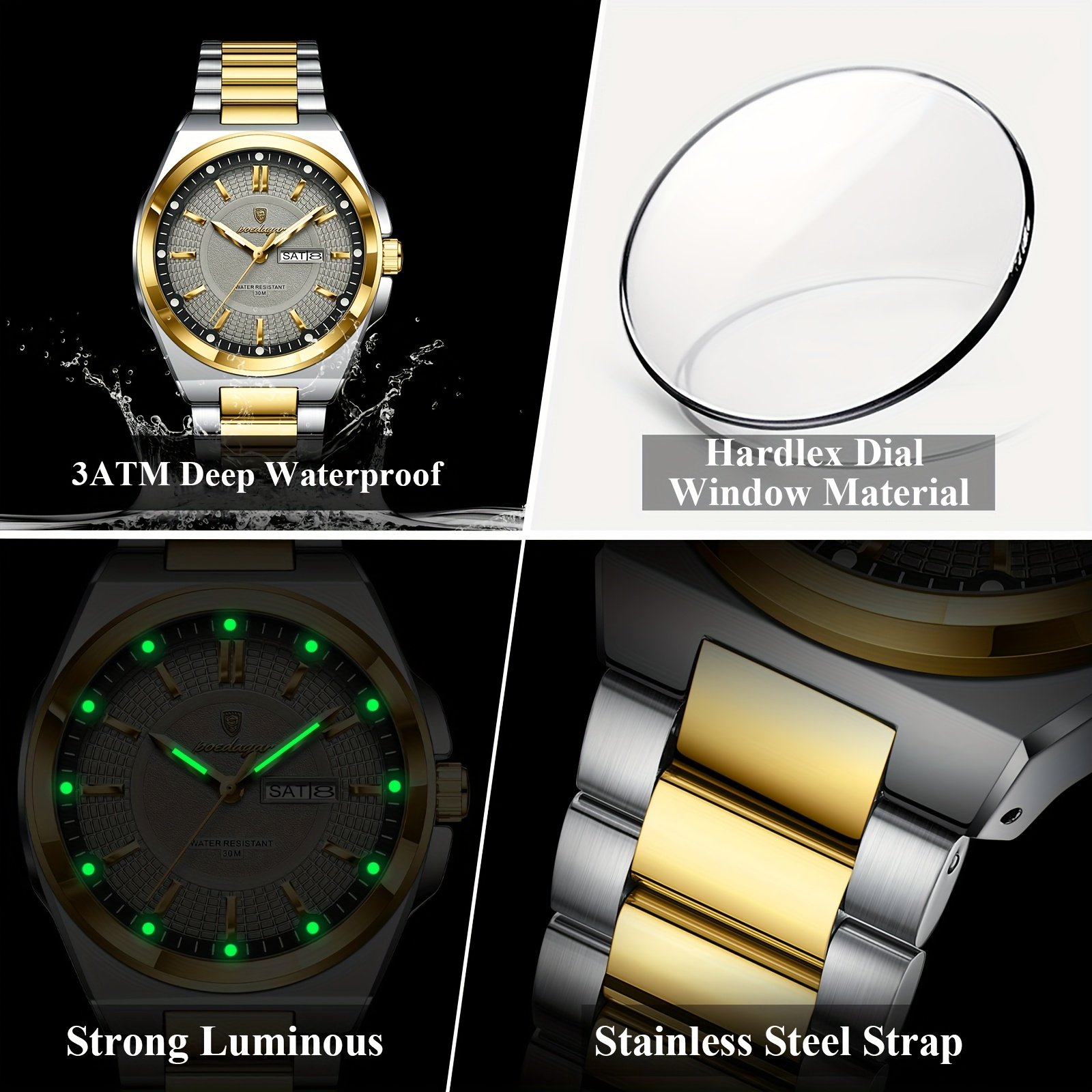 A Touch of Elegance on Your Wrist: Men's Luxury Quartz Watch - Image 9