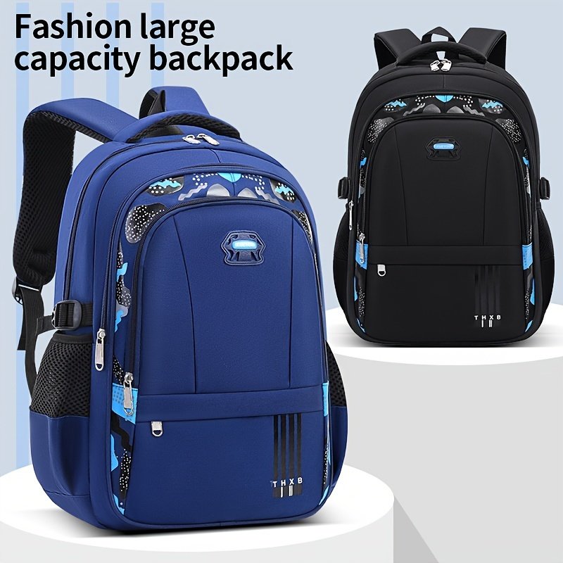 Stylish & Spacious School Backpack: Lightweight Design for Future Heroes!