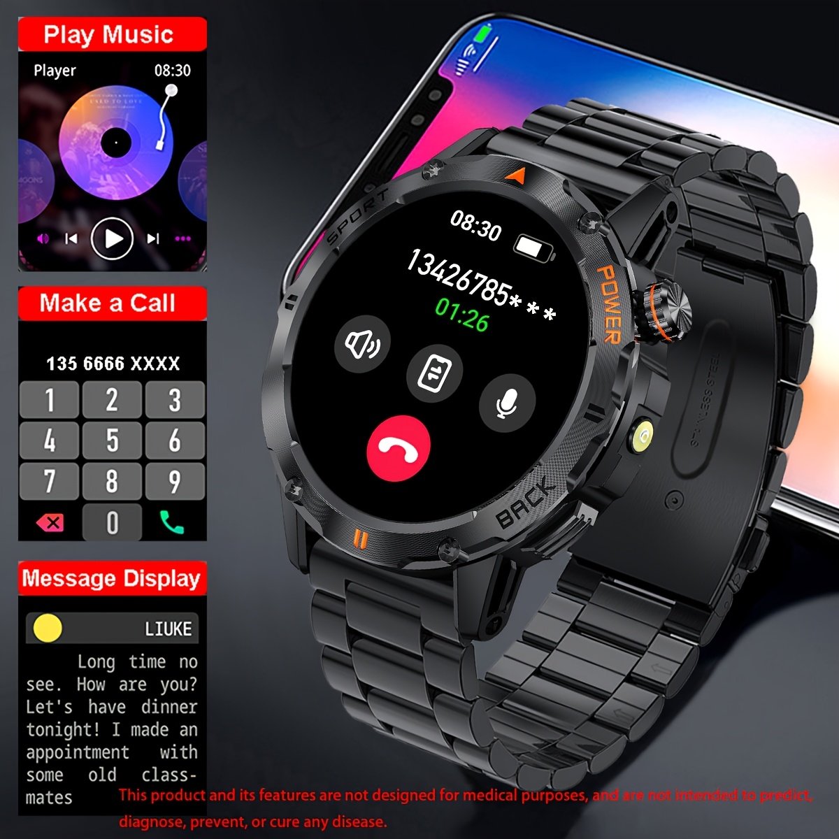 שעון חכם COIUSOR: העולם שלך על פרק כף היד! – תמונה 4