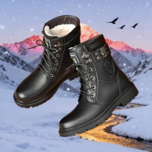 אלגנטיות חורפית חמה: נעל גברים קלאסית לצעדים בטוחים