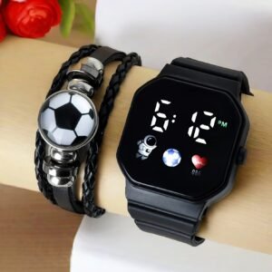 Champions' Set: Two Digital Football-Themed Watches!
