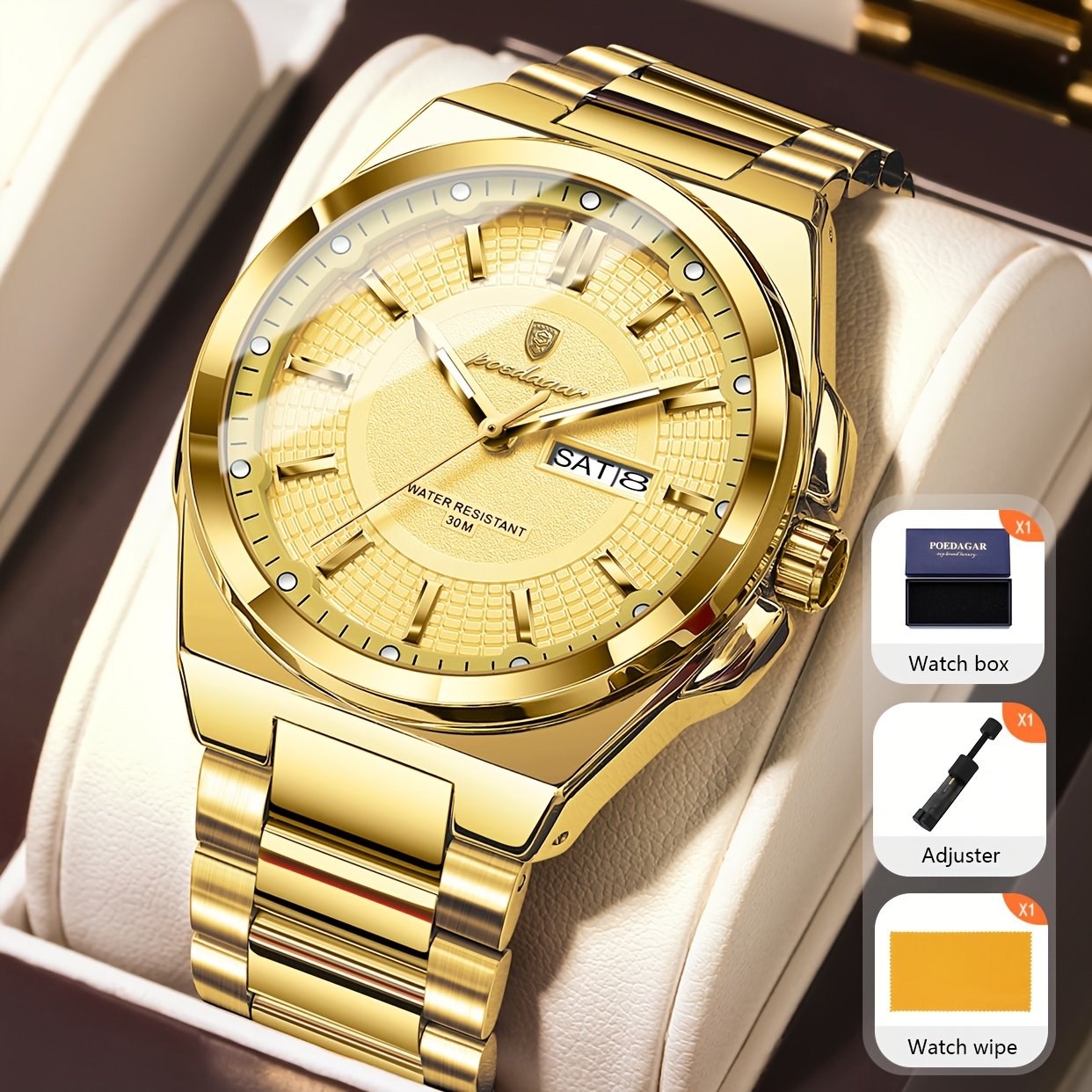 A Touch of Elegance on Your Wrist: Men's Luxury Quartz Watch - Image 12