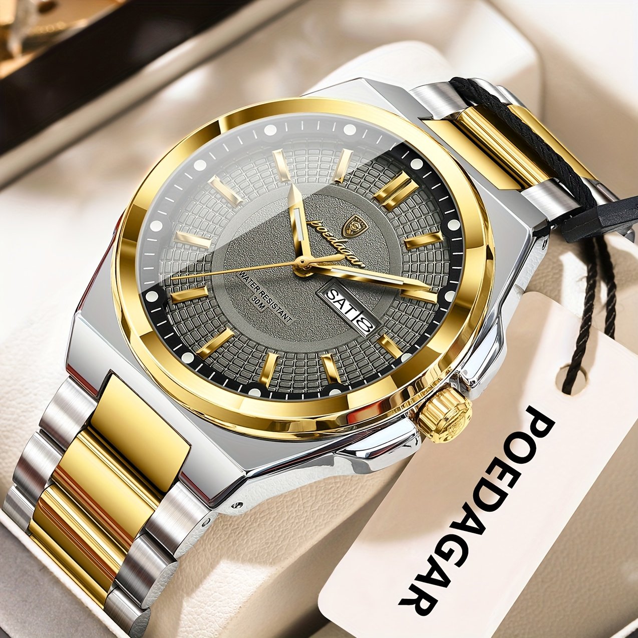 A Touch of Elegance on Your Wrist: Men's Luxury Quartz Watch - Image 3