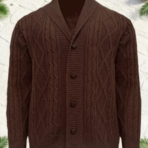 الكارديجان الرجالي الفاخر: أناقة عصرية، دفء استثنائي، وراحة بلا حدود!