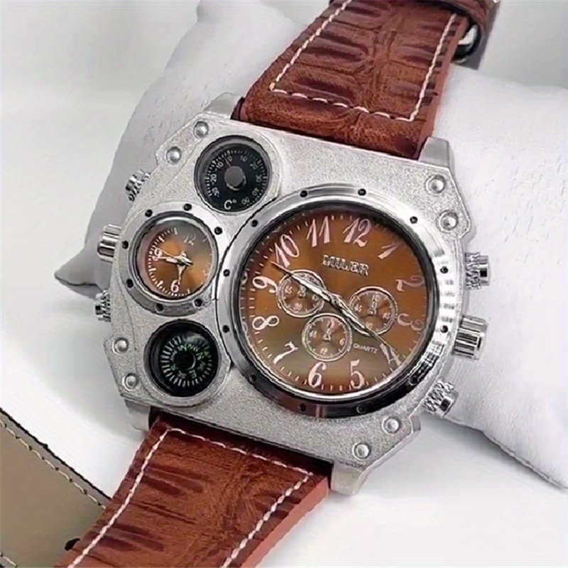 שעון הגבר האלגנטי: שלוט בזמן העולם מפרק כף ידך! – תמונה 4