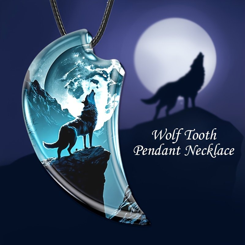 Wolf and Moon Necklace: The Whisper of Elegance, The Roar of Distinction! - Image 6