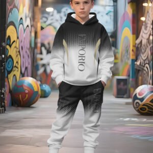 طقم الهودي العصري لأبطالكم الصغار: أناقة وراحة لا مثيل لها!