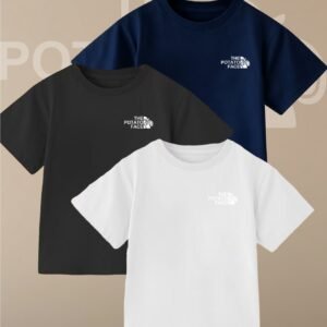 שלישיית טישרטים "פרצוף תפוח אדמה": סטייל קיצי וכיף בלתי נגמר!