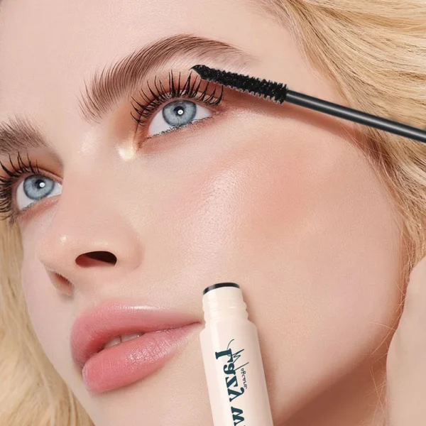 Volumizing And Lengthening Mascara - Curl, Smudge-Proof, Sweat-Proof, Quick-Drying, Long-Lasting, Vitamin E And Ginseng Extract - Image 2