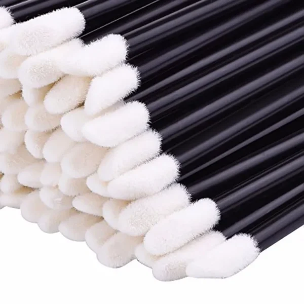 50 Pcs Disposable Lip Brush Soft Lipstick Mascara Wands Applicators Eyelash Cleaner Cosmetic Brushes Women Make Up Tools - Image 5
