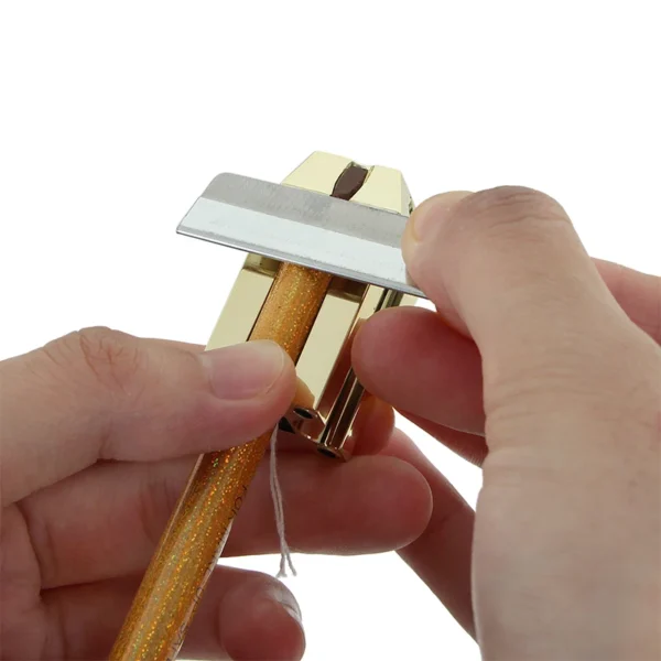 4 In 1 Duckbill Waterproof Eyebrow Pencil Sharpener Microblading Brow Design Pencil Tip Thin Tool Permanent Makeup Accessory PMU - Image 3