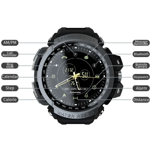 MK28 intelligent sports watch men's mountaineering Bluetooth watch outdoor step counting Bluetooth 4.0. - Image 2