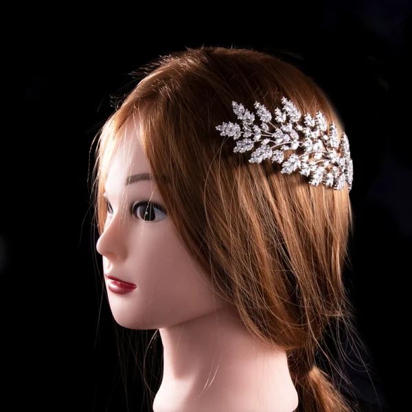 YCDZSWWL INS Style Full Cubic Zirconia Crystal Headband Bride Headpiece Diadem Ladies Crown Tiaras Wedding Hair Accessories - Image 4