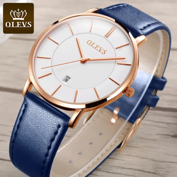 OLEVS 5869 Men's Watch Top Brand Luxury Waterproof Ultra Thin Date Clock Male Steel Strap Classic Quartz Watch Business Watches - Image 6