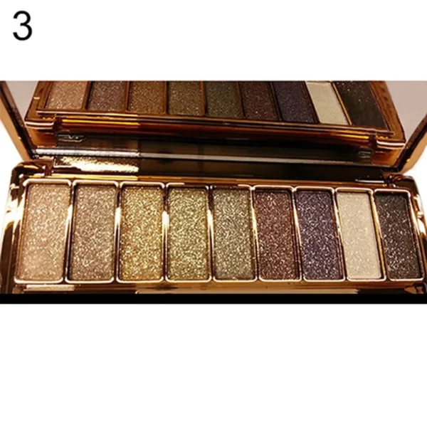 9 colors Fashion Eyeshadow Palette Matte Eyeshadow Glitter Eye Shadow Makeup Cosmetics For Women Wholesale Nude Shades - Image 4