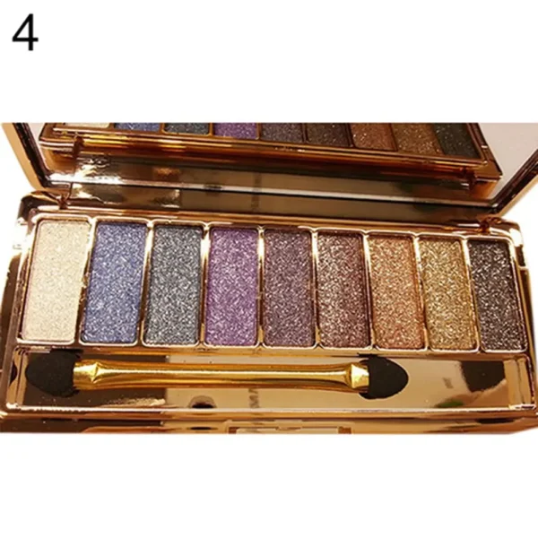 9 colors Fashion Eyeshadow Palette Matte Eyeshadow Glitter Eye Shadow Makeup Cosmetics For Women Wholesale Nude Shades - Image 5