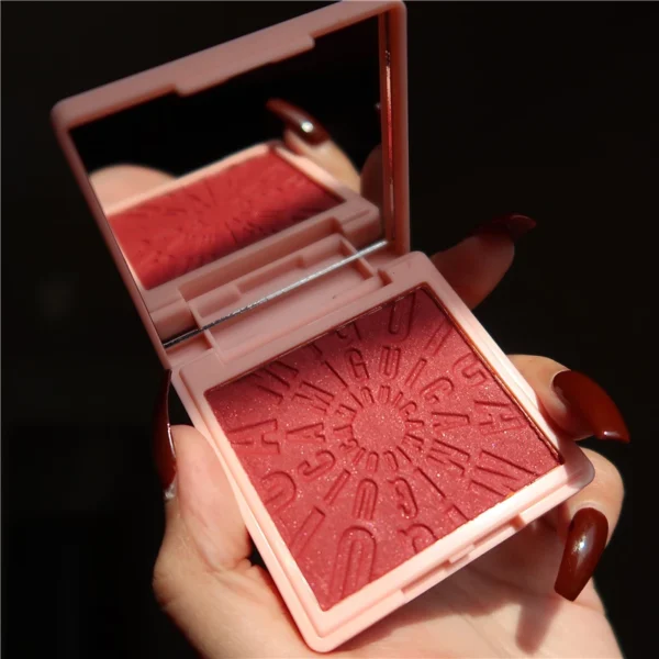 Makeup Blush Palette Face Contour Cheek Blusher Shimmer Glitter Highlighter Bronzer Palette paleta de blush Powder Highlight - Image 4