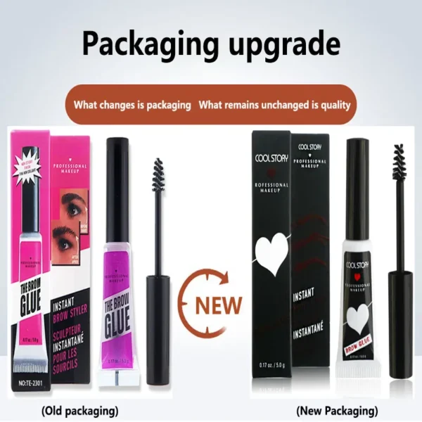 Eyebrow Shaping Gel Transparent Waterproof Eyebrow Shaping Gel Natural Long Lasting 3D Eyebrow Enhancers - Image 6