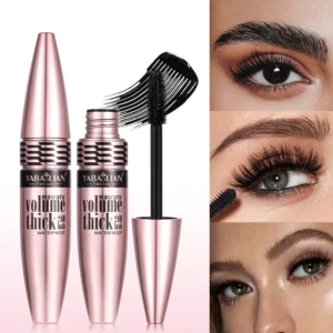 3D Fiber Mascara, Black Mascara, Non-Smudged, Long-Lasting Waterproof, Thick Mascara, Light Luxury Mascara