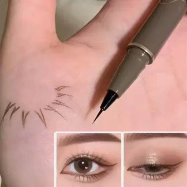 Ultra Thin Black Brown Lower Eyelash Eyeliner Pen Waterproof Lasting Smooth Lying Silkworm Eyes Liner Pencils Eye Makeup Tools - Image 4