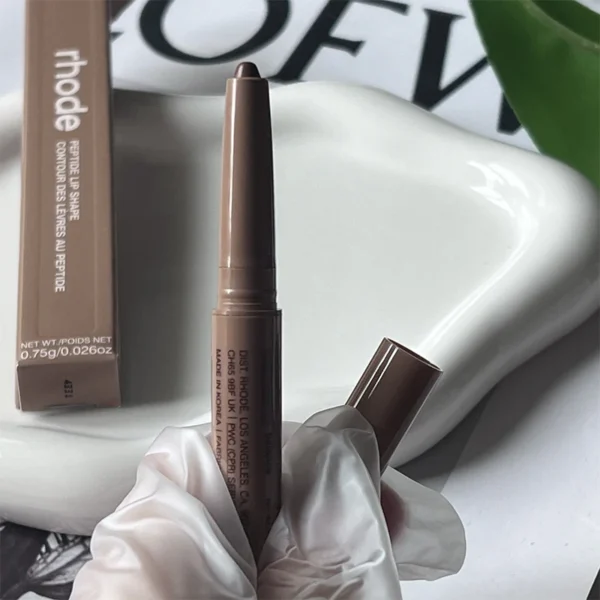 Skin Peptide Lip Shape Pen Rhode Lip Liner Long Lasting Lip Tint Pencil Pen Makeup Lipstick Powder Blusher Gloss Rouge Makeup - Image 5