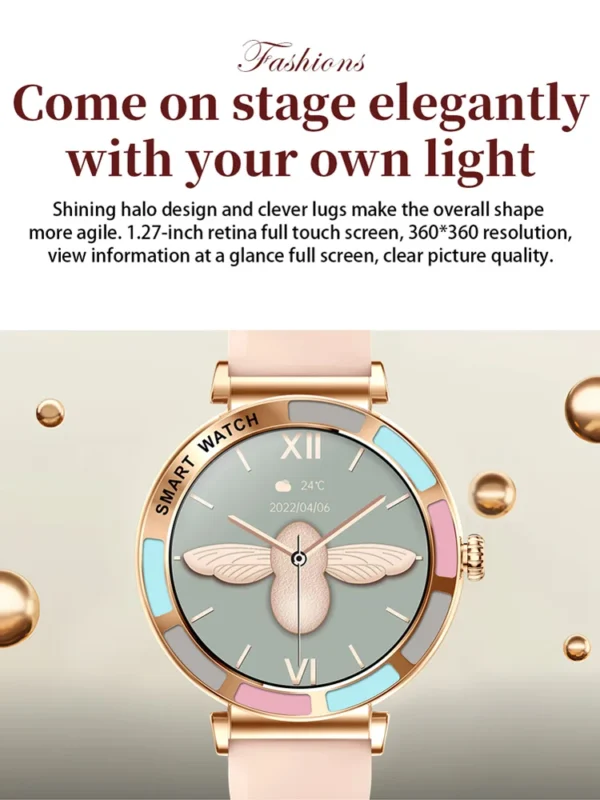 Time Owner Smart Watch 2025 Woman Bluetooth Call Watch Health Monitoring AI Voice Exercise Fitness Tracker Ladies smartwatch - Image 5