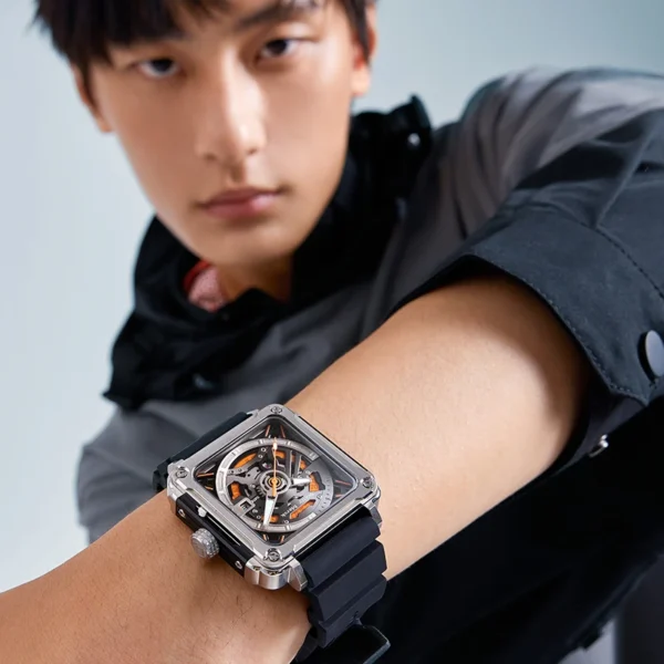 WM Watch Automatic Mechanical Watches Water Resistant Classic Casual Business Man Watch Welly Merck Watch WM090M - Image 3