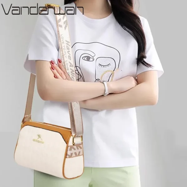 Luxury Women's Handbag Designer Women's High Quality Soft Square Bag Fashion Trend Crossbody Bags for Women 2024 Shoulder Bag - Image 4