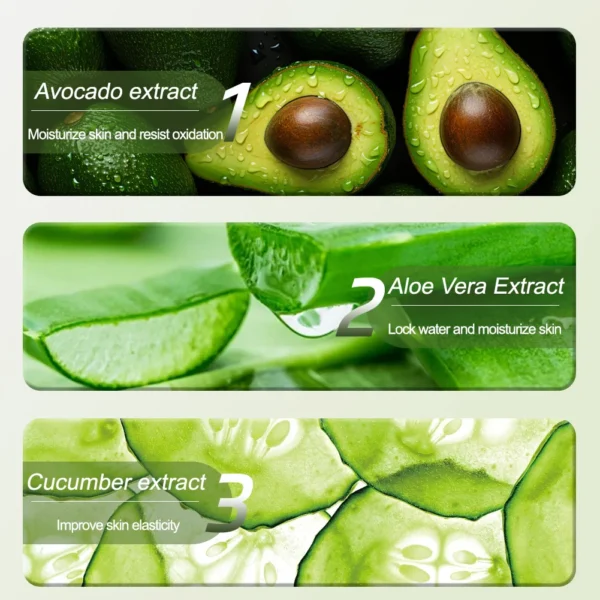 80 PCS Avocado Scented Makeup Removing Wipes - Deep Cleansing, Travel-Friendly, Single-Use - Image 2