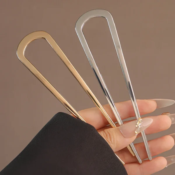 New Simple U Shaped Hairpin Metal Hair Sticks U French Hair Clips Pins Fashionable Hair Jewelry Accessories for Women Wholesale - Image 6