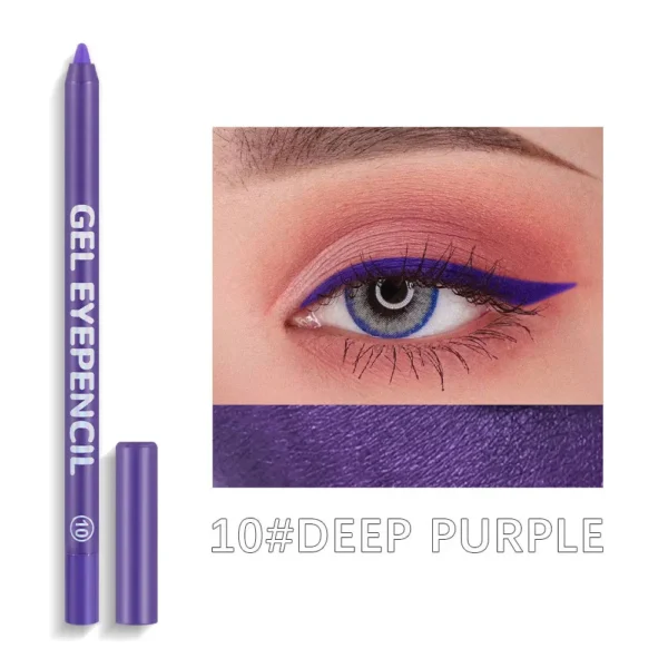 12 Colors Long-lasting Eye Liner Pencil Waterproof Pigment Eyeliner Pen Women Cosmetics Gel Eye Shadow Pencil Makeup Tools - Image 5