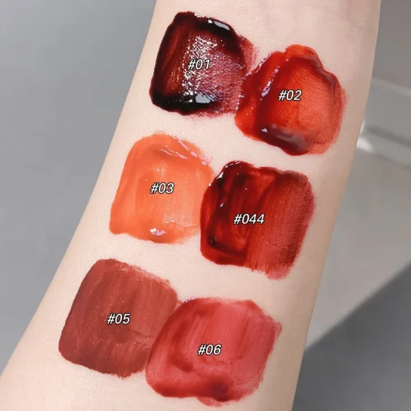 Dark Black Mirror Water Lip Gloss Moisturizing Juice Glass Tea Brown Red Lipsticks Lasting Non-stick Cup Korean Makeup Cosmetics - Image 5