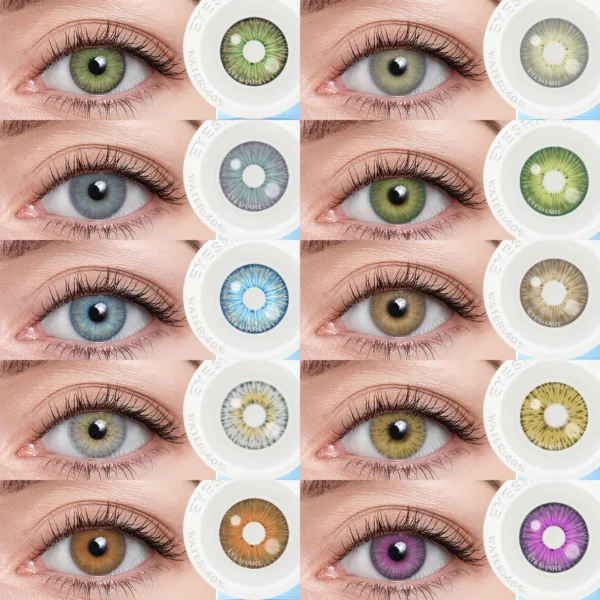 EYESHARE Colored Contact Lenses For Eyes Cosplay Color Lenses Blue Halloween Lenses Contact Lens Beauty Pupils Eye Makeup
