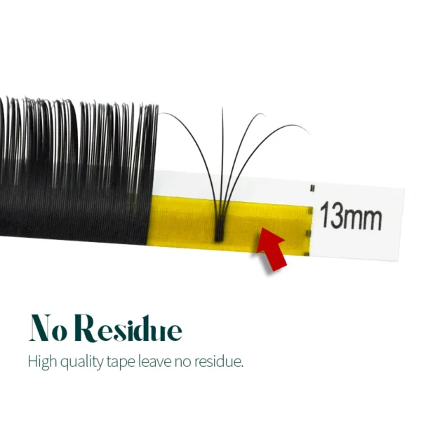 H&L SINCE 1990 20Rows Eyelash Extensions Supplies Individual Lashes Premium Silk Volume Classic Lash Soft Matte Darker Black - Image 3