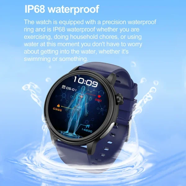 2025 New AI Diagnostic Smart Watch Women Physical Health ECG+PPG Heart Rate Blood Pressure Temperature Bluetooth Call SmartWatch - Image 6