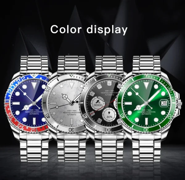 For Rolex New Smart Watch Men Compass GPS Track SmartWatch Amoled Always Displays Temperature Clock BT Call Smartwatch+BOX 2024 - Image 6