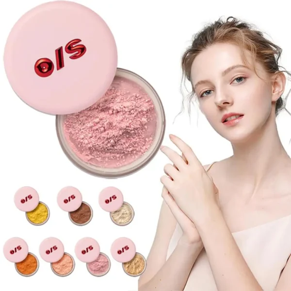 ONE SIZE Setting Powder Soft Matte Finish Waterproof Powder Fixation Pore Modification Long-Lasting Oil Control Honey Makeup